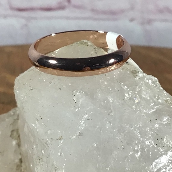 Smooth Rose Gold Filled Band - Size 12 - Picture 1 of 2